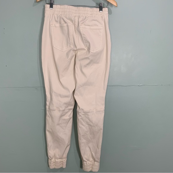 Spanx Stretch Twill Cargo Joggers Cream sz M 20319R - Picture 10 of 12